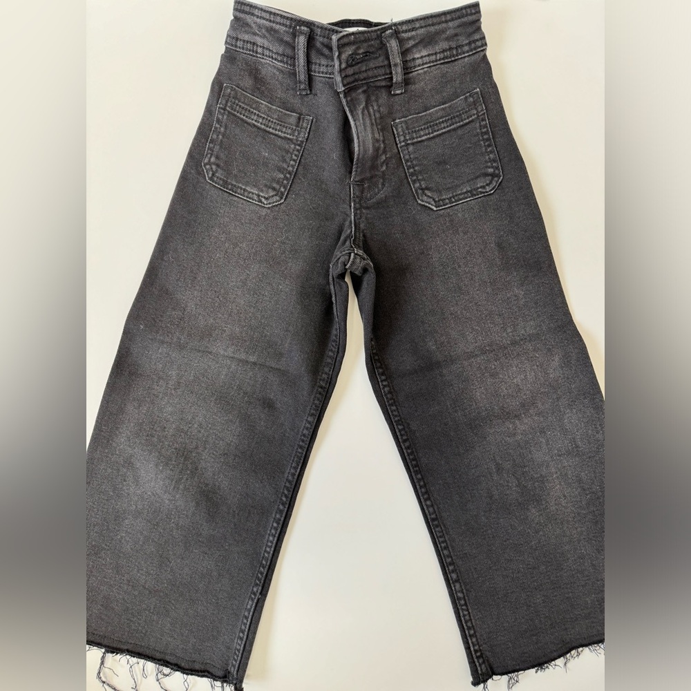 Girls Zara Wide Leg Jeans